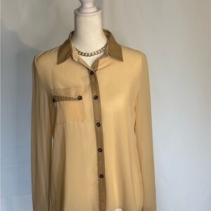 Love Culture Tan Blouse